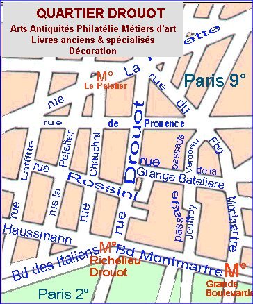 plan quartier drouot paris 9e