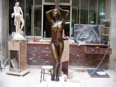 sculpture sur bronze